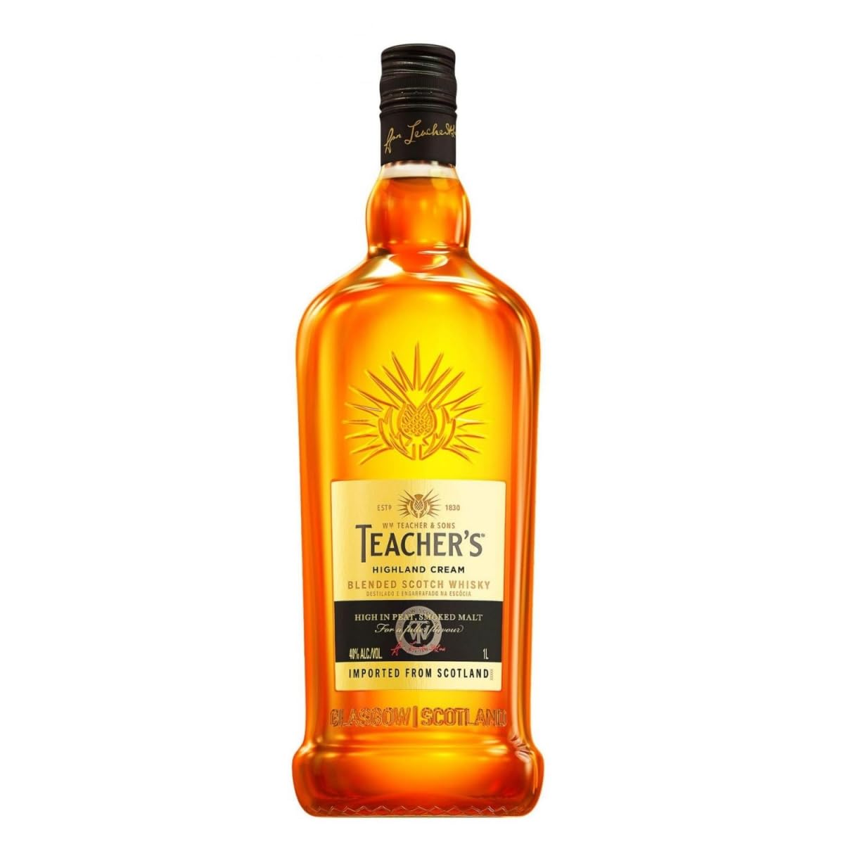 Teacher's Highland Cream 700ml 40%11本 Whisky Teacher's Highland Cream Escocês 1 Litro | Amazon.com.br